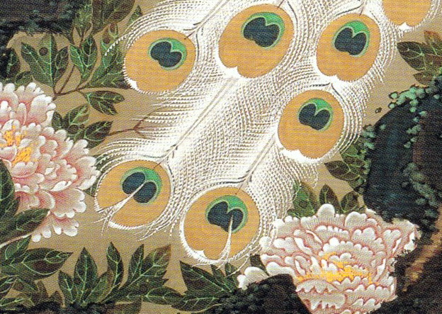 09 老松孔雀図 Rosho Kujaku-zu(Old Pine Tree and Peacock) | 伊藤若冲 Ito Jakuchu