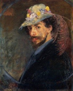 1883-James-Ensor-Ensor-with-the-flowered-hat--498x618